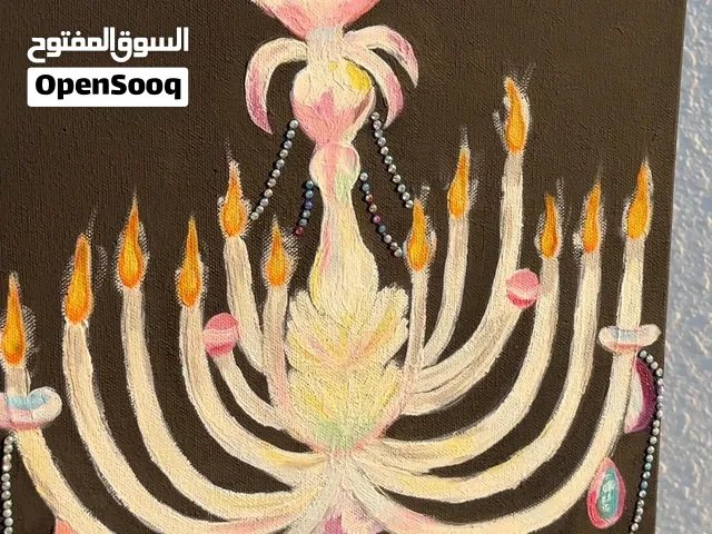 لوحة فنية مرسومة يدويًا للبيع - the feminine flame