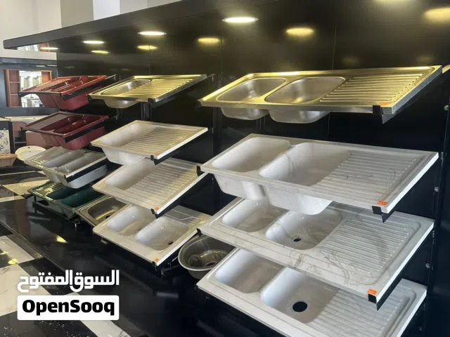 أحواض مغاسل مطابخ بأشكال وأنواع متنوعة