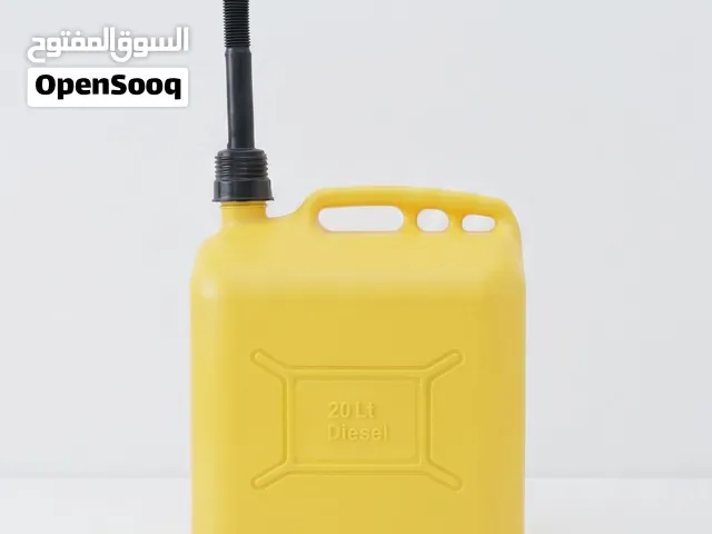جيركن بنزين بسعة 20 لتر للرحلات والطوارئ مناسب للسيارة والموتوسيكل لتوفير الوقود عند الحاجة