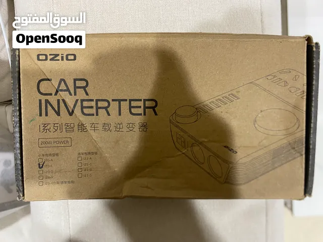 محول كهرباء سيارة OZIO أصلي بقوة 200W - جديد - شحن سريع ومنافذ متعددة