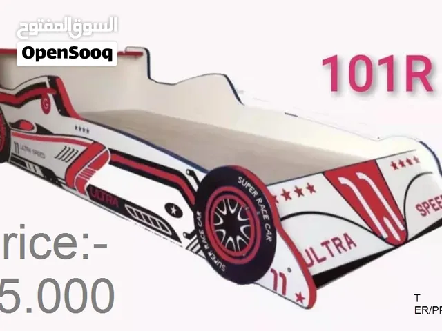 سرير سيارة خشبي 90×190 سم Wooden Car Bed 90x190cm