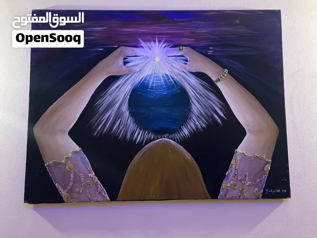 لوحة فنية يدوية