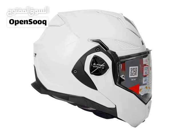 LS2 FF901 ADVANT X SOLID WHITE MODULAR HELMET (M, L, XL, 2XL)