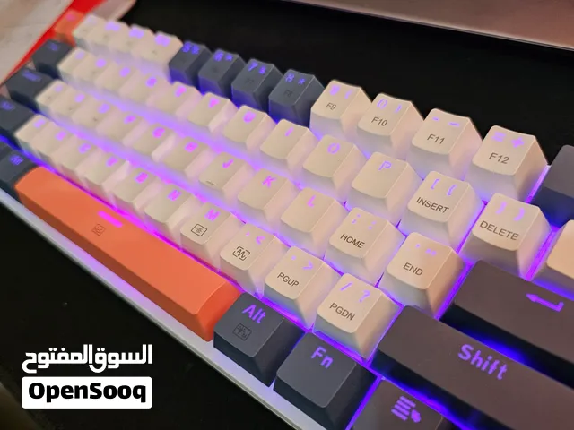 كيبورد جيمنج ميكانيكي  Machenike k500-B61 wired...Red Swich