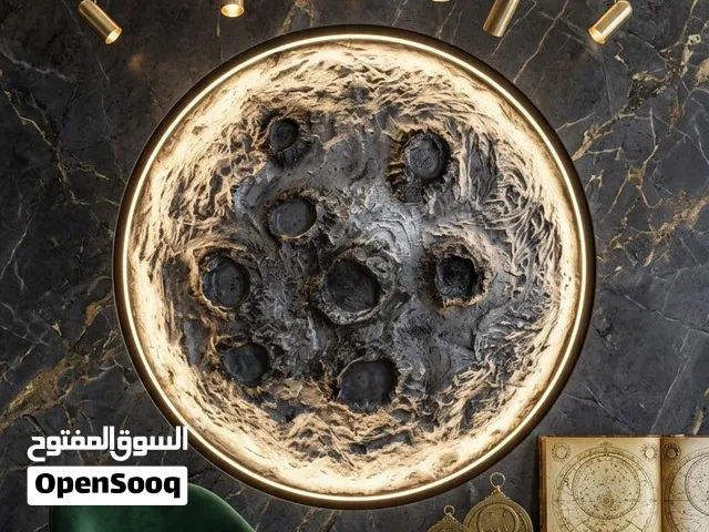 مجسم قمر حجم كبير طوله 130 وعرضه 130
