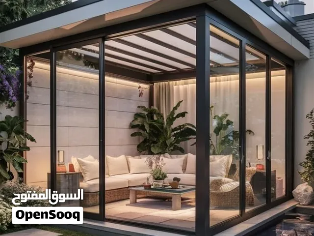 توريد وتنفيذ غرف الزجاج والاستراحات
