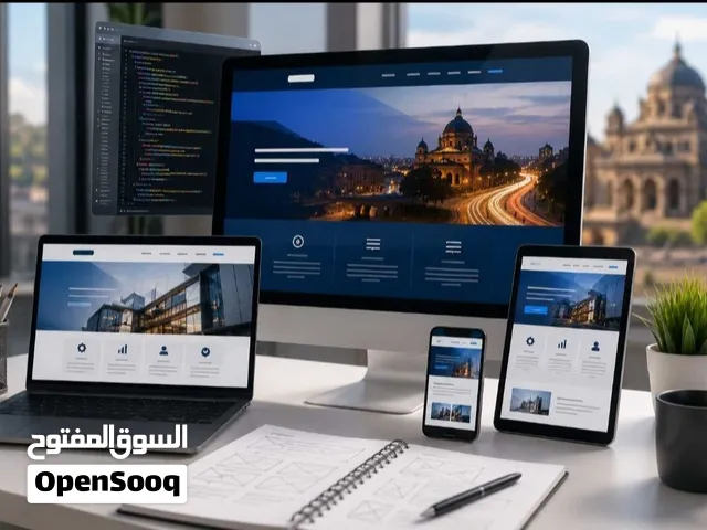 برمجة وتصميم مواقع احترافية  متاجر، أنظمة، أتمتة وسكربتات