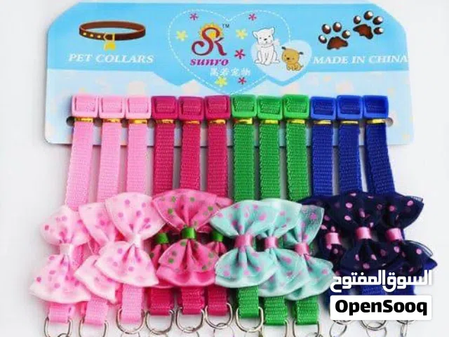 اطواق قطط مت ببيونة مرتبة مناسبة لكل الاعمار مع جرس غير نزعج