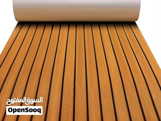 سلام عليكم يوجد أرضيات قوارب لمنع الانزلاق مقاس 60+240 متر 120+240 بجميع الألوان