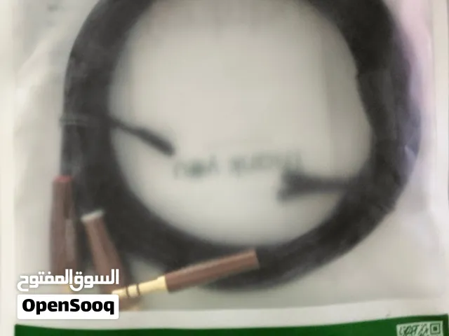 كبل صوت من 3.5mm الي RCA Aix