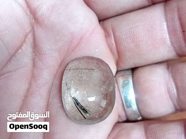 Natural Irani Moye Najaf Cabochon Stone – Genuine Black Rutile Quartz