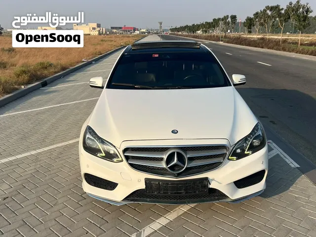 Mercedes E300 2014 GCC panorama مرسيدس خليجي حالة جيدة