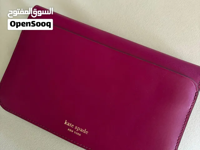 Original Kate Spade Wallet & Cards holder - classic bifold - Burgundy & Pink Leather (New)