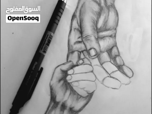 رسم فحم واتش بي