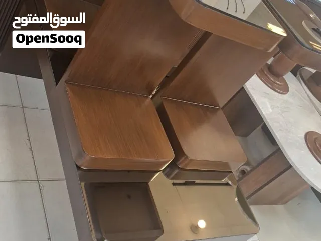تفصيل طاولات خدمه وسفر طعام وبوفيات ومداخل  صناعه وطنيه راقيه افضل انواع الخشب