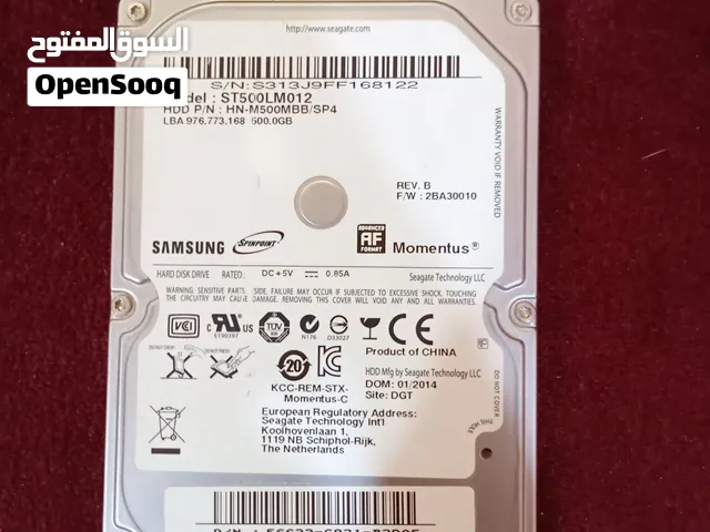 SATA HDD 500gb هارديسك من سامسونغ