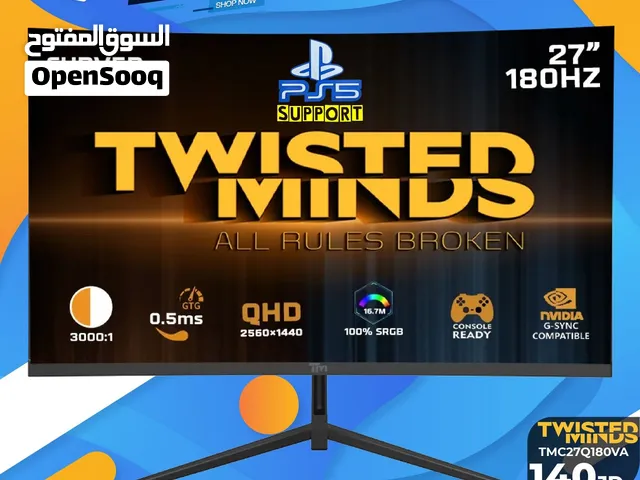 شاشة كمبيوتر جيمنج Monitor Gaming Twisted 27inch 180Hz بافضل الاسعار