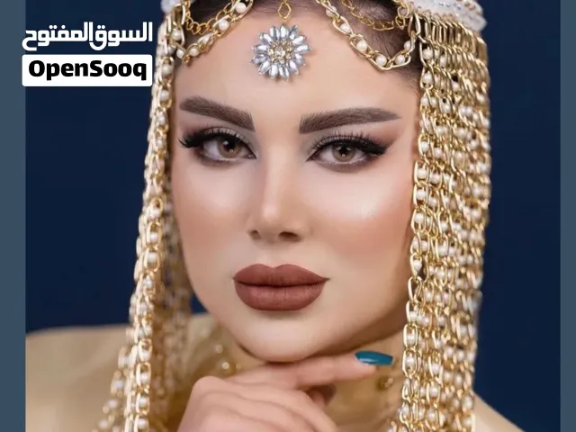 إكسسوار للرأس من اللؤلؤ والسلاسل