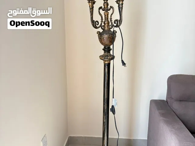 MOVE OUT SALE - Antique/Vintage-style Ornate Floor Lamp / Candelabra Lamp - Dark Bronze Finish