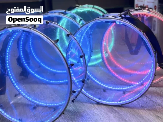 طبل مضيء صناعة شامية عرقسوسي الاصلي مع كامل اغراضه الاصليه
