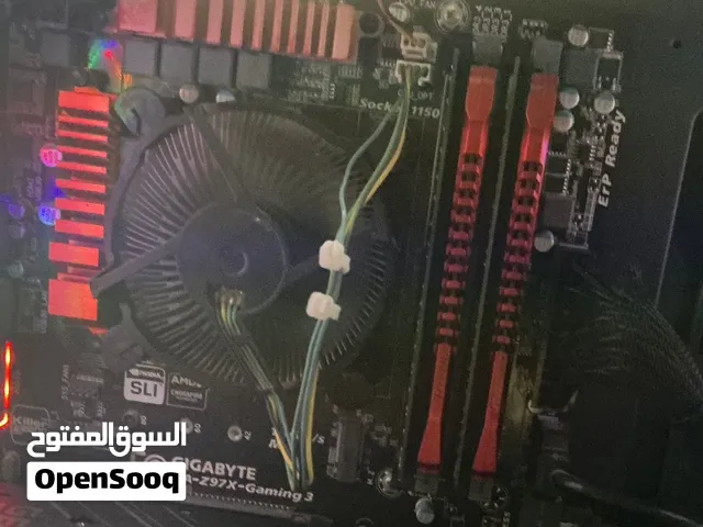 تجميعة معالج i7-4790K + لوحة أم Gigabyte Z97X + ذاكرة 24GB DDR3