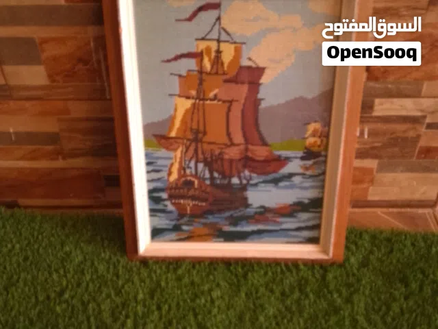 لوحة فنية يدوية قديمة جداً وأثرية ولها معنى عريق