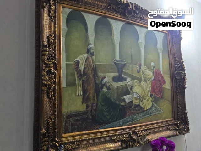 لوحة زيتية فخمة . التفاصيل عن المقاسات موجود بالاسفل. العدد2
