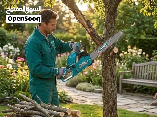 منشار قطع الاشجار بالشحن من شركه توتال