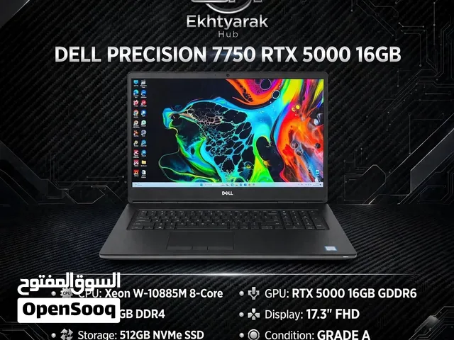 Dell Precision 7750 - Xeon W-10885M 8-Core - RTX 5000 16GB - 17.3 FHD - GRADE A