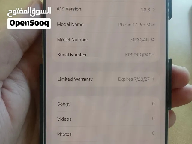 I phone 17 pro max American