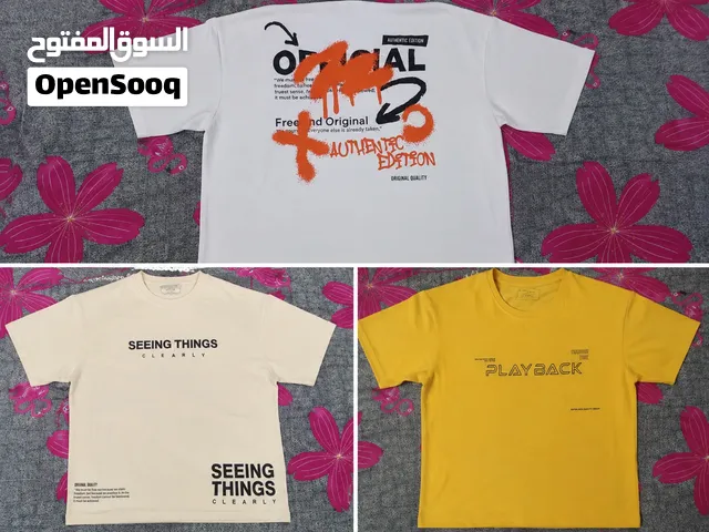 تلات تيشرتات oversize للبيع من town team