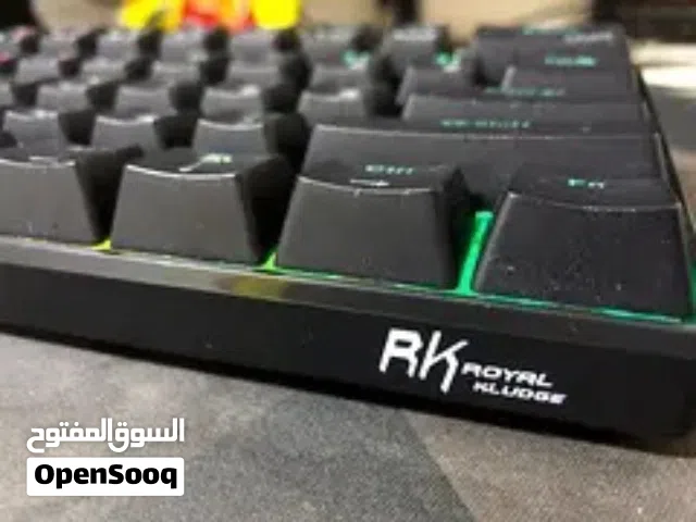 كيبورد قيمنق لاسلكي شغال مافيها اي مشاكل جاهز للاستخدام Gaming keyboard RK Royal kludge Wireless RGB