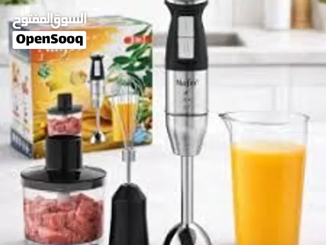 طقم خلاط يدوي متعدد الوظائف (هاند بلندر 4 في 1) من ماركة Naifeo (موديل NF-8004S) بقوة 500 واط. [1, 2
