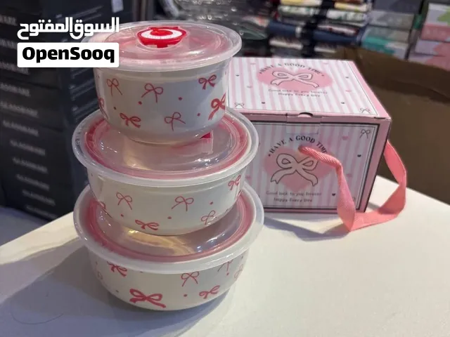 علب تلاجه بورسلين شكل فيونكه