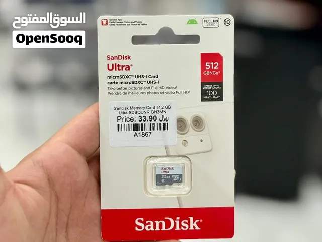 Brand New SanDisk Ultra Micro SD in Oman  512GB Storage