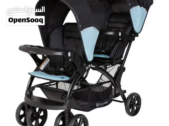 عربة اطفال توأم بيبي تريند