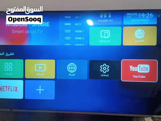 شاشه سمارت 4K حجم 65  ماركة سيريوس  كارت انترنت اصدار جديد ماركة  eco  دقة اكثرمن 2000 ريمونت سريع .