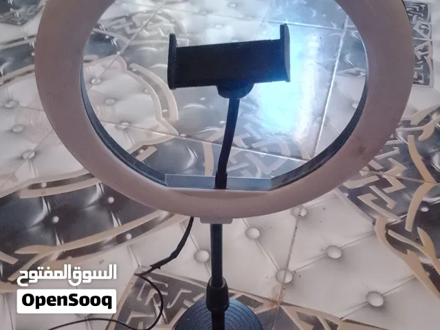 حلقه إضاءة استخدم للتصوير وبث مباشر فيديو