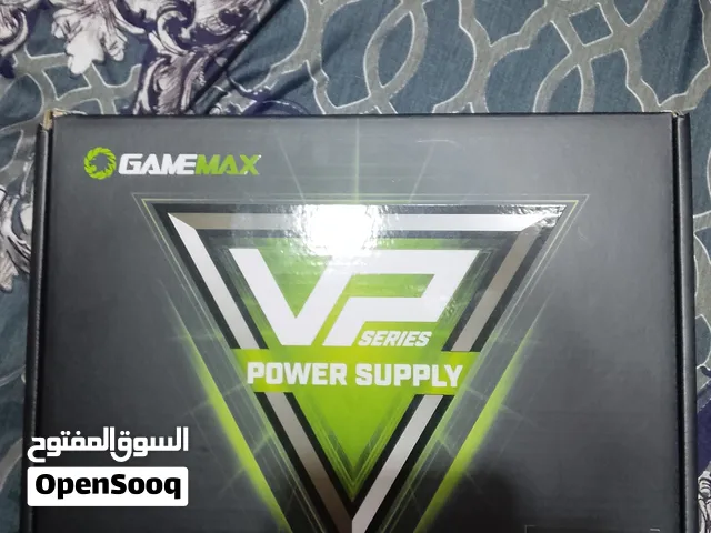 GAMEMAX PSU 600W 80+BRONZE ممتاز للبيسيات الألعاب و الشغل