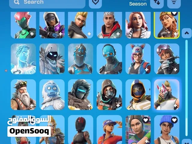 حساب فورت نايت للبيع