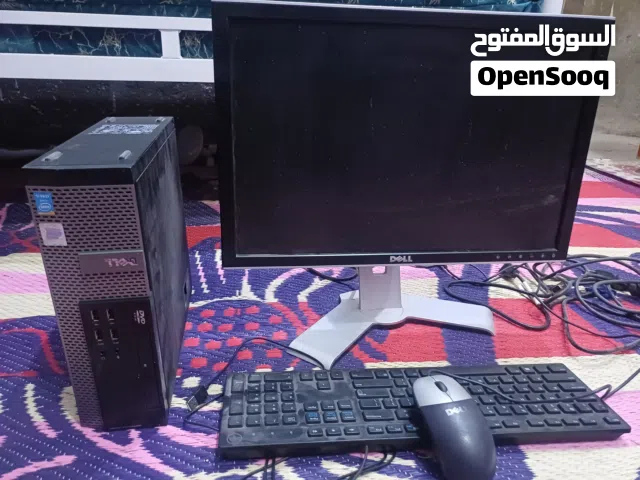 حاسبة optiplex 9020 مع شاشة حجم 19 مع كامل الملحقات