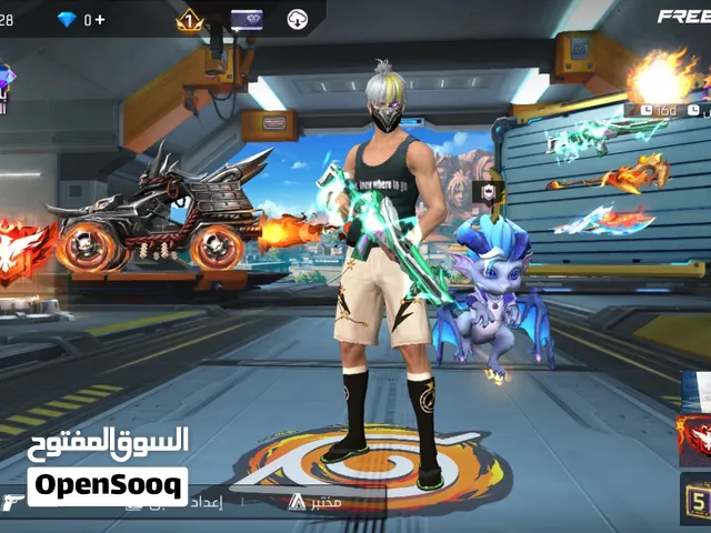 حساب فري فاير 5 سنوات 50 dh تواصل عبر واتساب ضروري