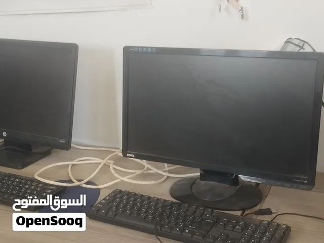 عدد 12 كمبيوتر مكتبي للبيع. (كيس..لوحة مفاتيح.شاشة. ماوس) المكان/ بنغازي.