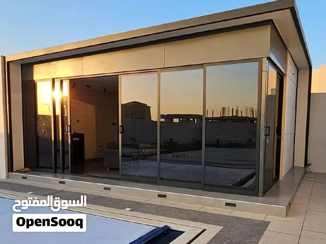 كرفانات وجلسات زجاجية وخشبيةتصنيع حسب الطلب