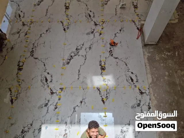 تركيب البلاط والبورسلين والكاشي والرخام والجرانيت بانواعه