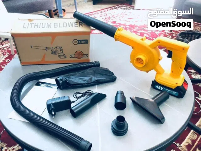 منفاخ تنظيف وشفط هوفر بلور شحن مع بطارية 48 فولت
