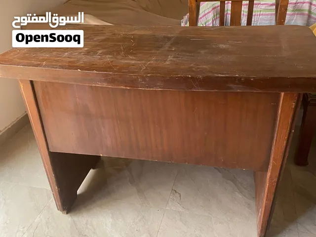 مكتب خشب زان طبيعي