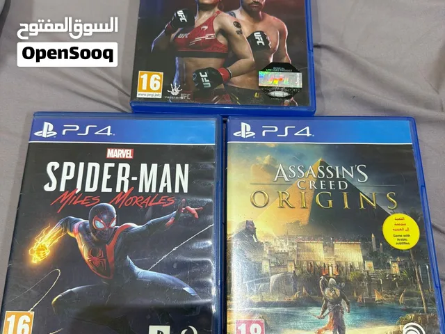 السلام عليكم للبيع اشرطه مستخدمه خفيف بلاستيشن 4 5