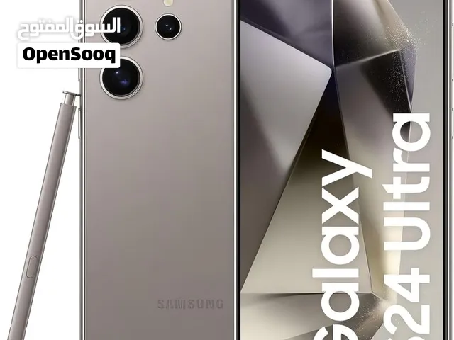 جالاكسي S24 الترا رمادي مستعمل بحالة ممتازة مع شاحن وذاكرة 512 جيجابايت