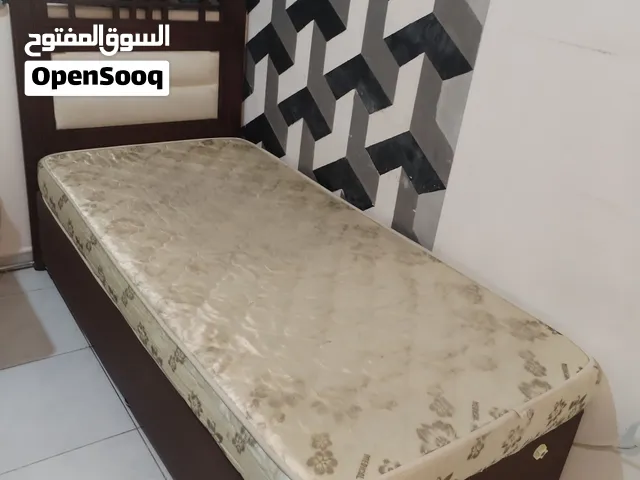 bed with mattress